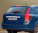 Kia Ceed 2007-2012 Modanatura sopra targa (SW, acciaio inox) foto 1