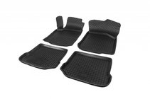 Volkswagen Bora 1998-2004 Tappetini in gomma con bordo (4 pz, Polytep) foto 1