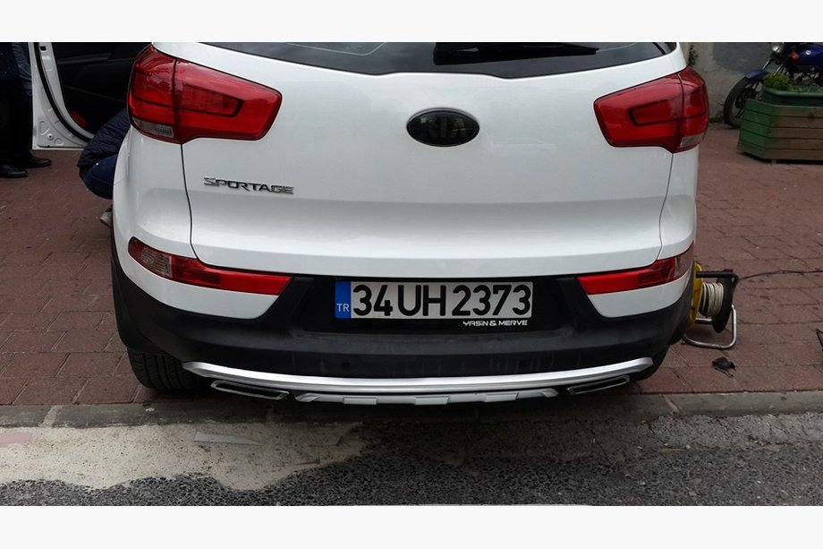 Kia Sportage 2010-2015 Diffusore Posteriore Niken V1 (Plastica) Foto 2