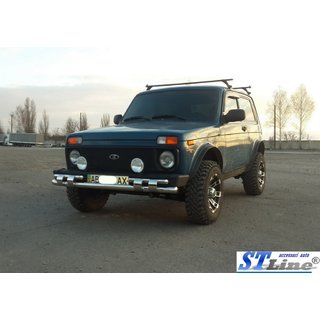 Protezione Anteriore ST015 (Acciaio Inox) Lada Niva та Urban 1977- foto 2