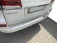 Lexus LX570/450d 2008-2022 Inserto Paraurti Posteriore Cromo (2012-2015) foto 2