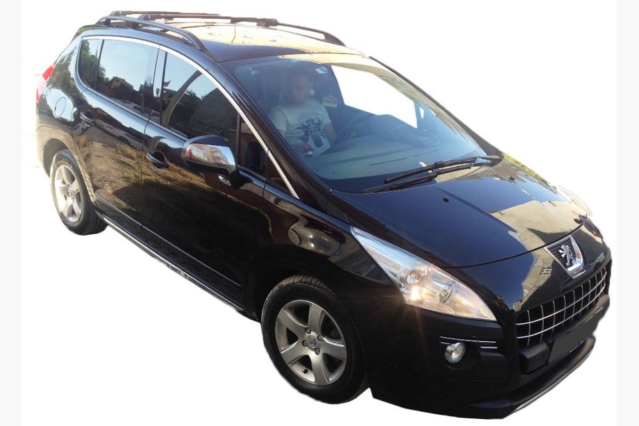 Peugeot 3008 2008-2016 Barre Portatutto Skyport BLACK Image