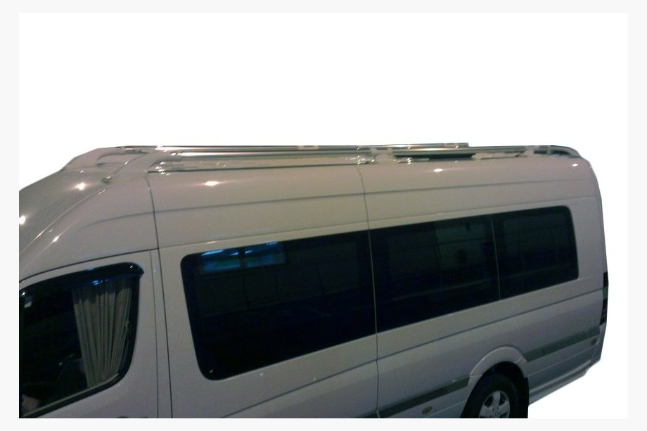 Mercedes Sprinter W906 2006–2018 Barre Portatutto (Originali, Piedini Bianchi) Image