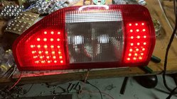 Mercedes Sprinter W901/902/903/904/905 1995–2006 Fanali posteriori LED (2 pz) foto 5