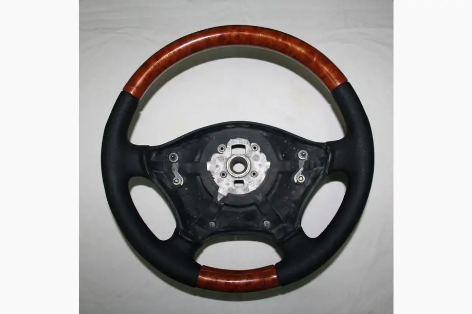 Volkswagen Crafter 2006-2016 Volante (Pelle ↗ Legno) Image