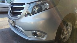 Mercedes Vito/V-class W447 2014- Coperture griglia 2014-2020 (5 pz, acciaio inox) OmsaLine - Acciaio Inox Italiano foto 5