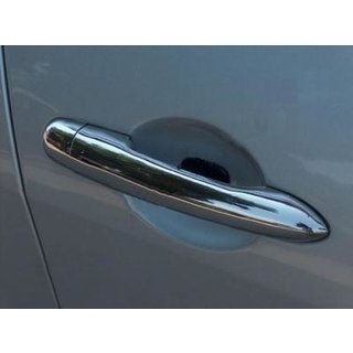 Coperture Maniglie Porta Cromate (4 pz, Acciaio Inox) Renault Megane II 2004-2009 foto 1