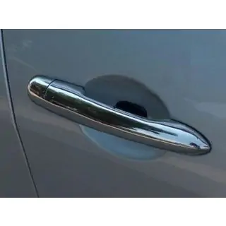 Coperture Maniglie Porta Cromate (4 pz, Acciaio Inox)