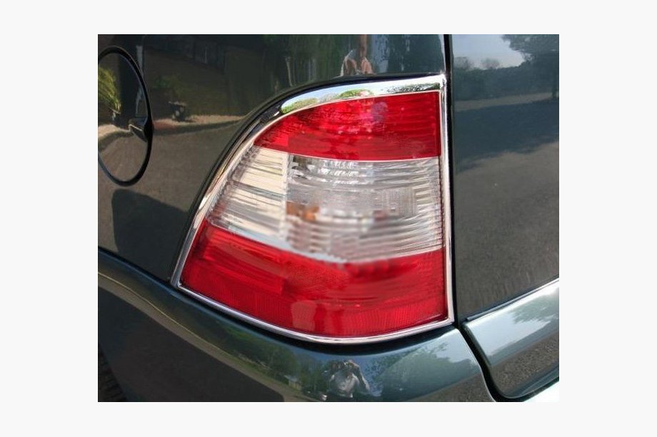 Mercedes ML W163 1997-2005 Coperture Cromate Fanali Posteriori (2 pz, plastica) Image