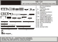 Mercedes E-class W124 1984–1997 Coperture cruscotto (Hartman) foto 1
