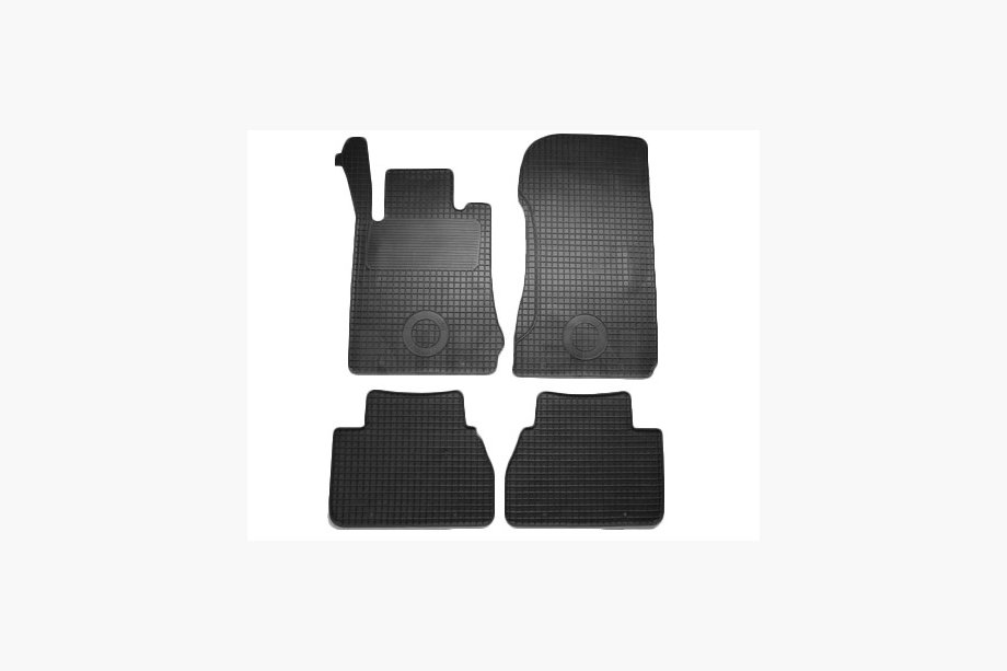 Mercedes E-class W211 2002-2009 Tappetini in gomma originali (4 pz, Doma) Foto 1