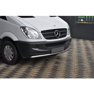 Barra anteriore inferiore ST008 (acciaio inox) Mercedes Sprinter W906 2006–2018 foto 1