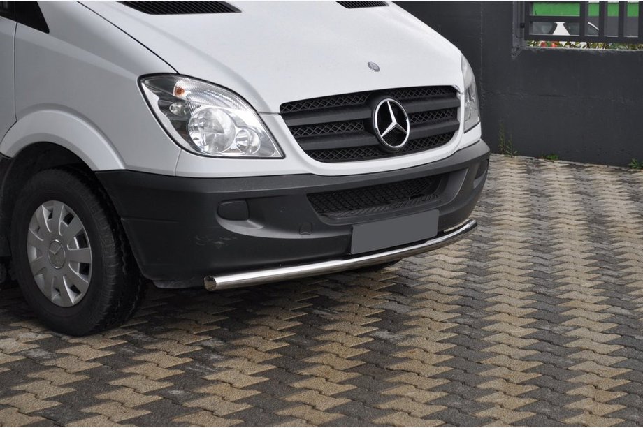 Mercedes Sprinter W906 2006–2018 Barra anteriore inferiore ST008 (acciaio inox) 2006-2013, 70mm Image
