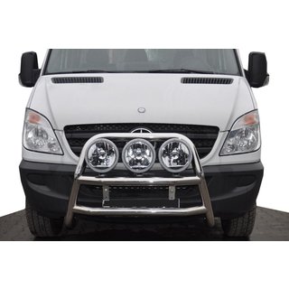 Parabullbar alto WT018 (acciaio inox) Mercedes Sprinter W906 2006–2018 foto 3