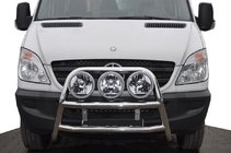 Mercedes Sprinter W906 2006–2018 Parabullbar alto WT018 (acciaio inox) foto 3
