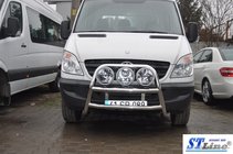 Mercedes Sprinter W906 2006–2018 Parabullbar alto WT018 (acciaio inox) foto 4
