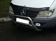 Mercedes Sprinter W901/902/903/904/905 1995–2006 Protezione Anteriore WT002 (Acciaio Inox) foto 3