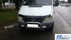 Mercedes Sprinter W901/902/903/904/905 1995–2006 Protezione Anteriore WT002 (Acciaio Inox) foto 2