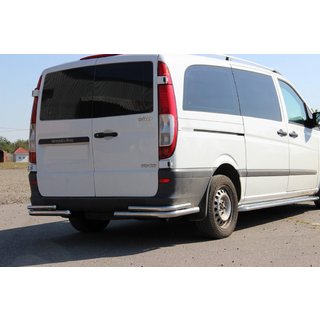 Angolari posteriori AK003-Double (2 pz, acciaio inox) Mercedes Vito W639 2004-2014 foto 1
