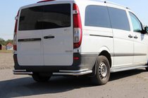 Mercedes Viano 2004-2014 Angolari posteriori AK003-Double (2 pz, acciaio inox) foto 1