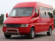 Mercedes Sprinter W901/902/903/904/905 1995–2006 Protezione Anteriore WT008 (Acciaio Inox) foto 1