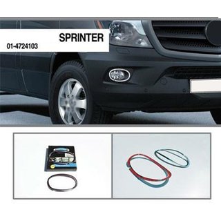 Coperture Cromate per Fendinebbia 2013↗ (2 pz, Acciaio Inox) Mercedes Sprinter W906 2006–2018 foto 3