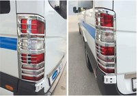 Mercedes Sprinter W906 2006–2018 Coperture Cromate Fanali Posteriori (2 pz, plastica) foto 1