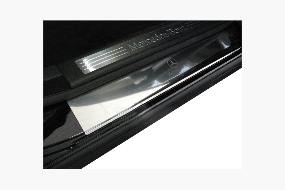 Mercedes ML W164 2005-2011 Coperture Battitacco Nataniko (4 pz, Acciaio Inox) Foto 1