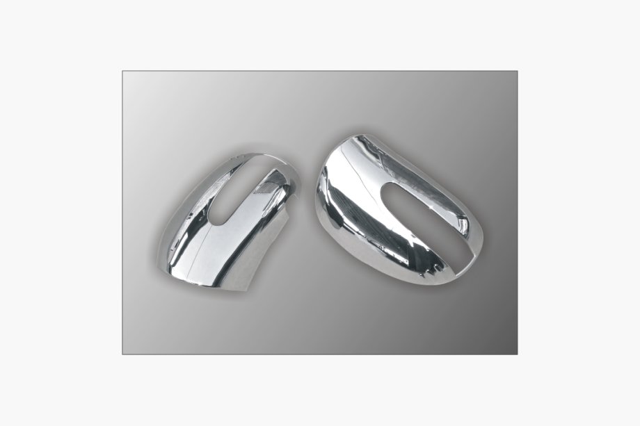 Mercedes GL class X164 2006-2012 Coperture Specchietti (2 pz, Acciaio Inox) Image