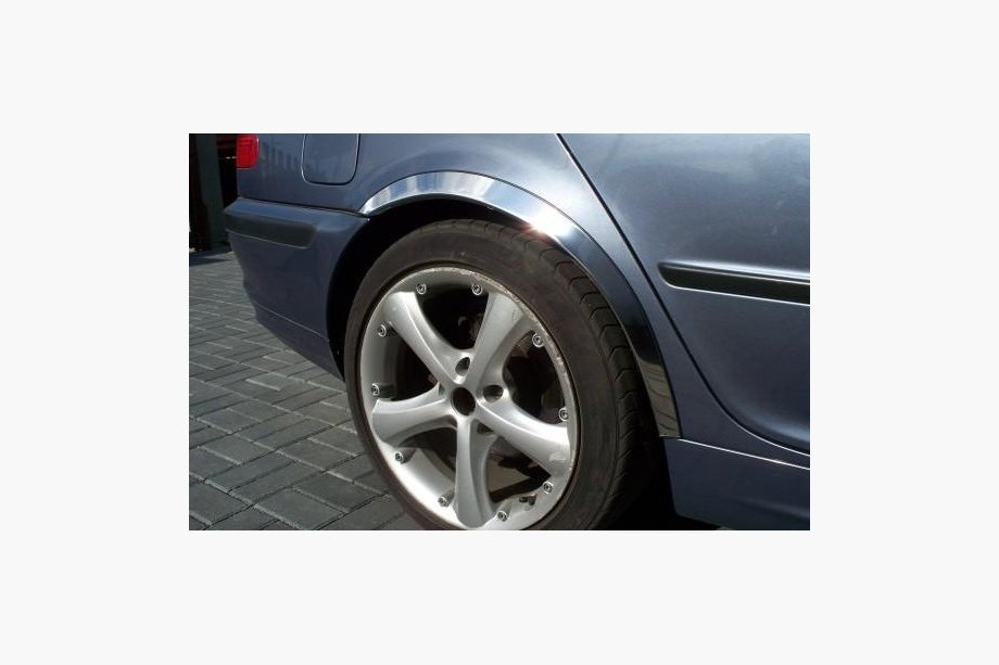 BMW 3 Series E46 1998-2006 Allargatori passaruota (4 pz, acciaio inox) Image