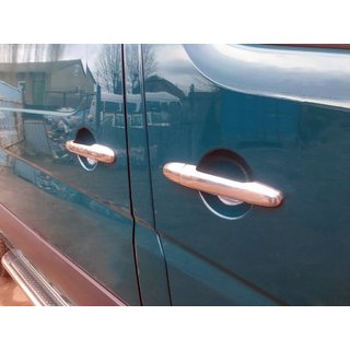 Coperture Maniglie Porta Cromate (4 pz, Acciaio Inox) foto 4