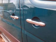 Volkswagen Crafter 2006-2016 Coperture Maniglie Porta Cromate (4 pz, Acciaio Inox) foto 2