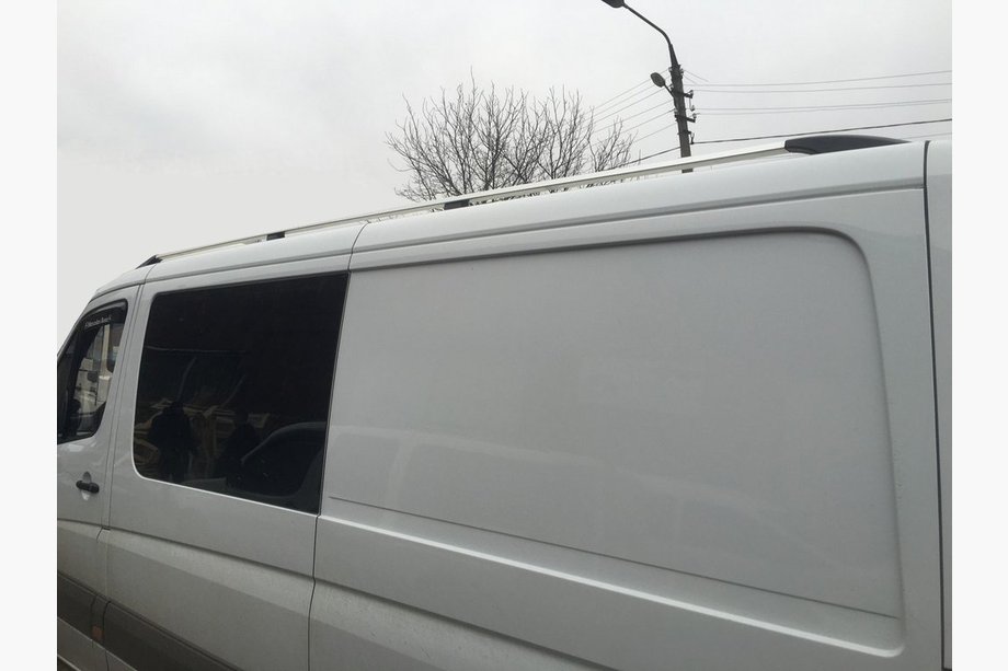 Mercedes Sprinter W906 2006–2018 Barre Portatutto DD 265 cm, Cromo, Piedino in Plastica Image