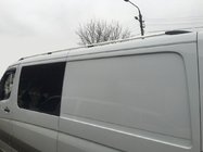 Mercedes Sprinter W906 2006–2018 Barre Portatutto DD 265 cm, Cromo, Piedino in Plastica foto 1
