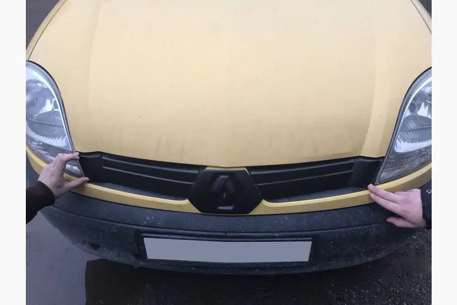 Renault Kangoo 1998-2008 Copertura superiore griglia invernale (2003-2008) Foto 4