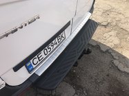 Volkswagen Crafter 2006-2016 Protezione Paraurti Posteriore OPACO (Omsa, Acciaio Inox) foto 3
