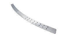 Volkswagen Caddy 2004-2010 Protezione paraurti posteriore dritta (con punti neri, acciaio inox) foto 1