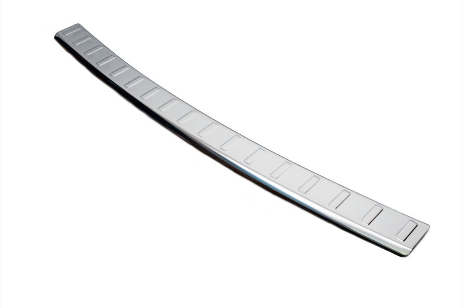 Mercedes C-class W204 2007-2015 Protezione paraurti posteriore (SW, lucido, acciaio inox) Foto 2