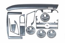 Chevrolet Aveo T250 2005-2011 Coperture cruscotto (Set grande) foto 1