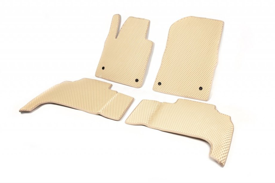 Lexus LX570/450d 2008-2022 Tappetini EVA in poliuretano (2008-2012, beige) Image
