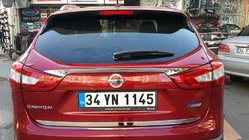 Nissan Qashqai 2014-2021 Modanatura bagagliaio acciaio inox foto 5