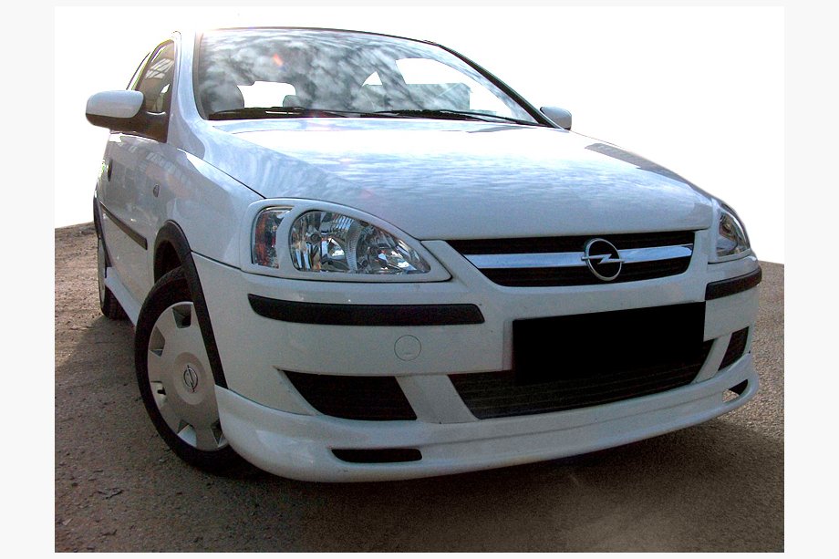 Opel Combo 2002–2012 Labbro anteriore inferiore (primer) Foto 1