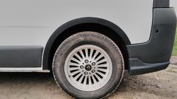 Renault Trafic 2001–2015 Allargatori passaruota (4 pz, neri) 2001-2007, metallo nero, anteriore + posteriore foto 5