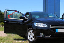 Peugeot 3008 2008-2016 Cornici finestrini acciaio inox 6 pezzi senza finestrino posteriore foto 1