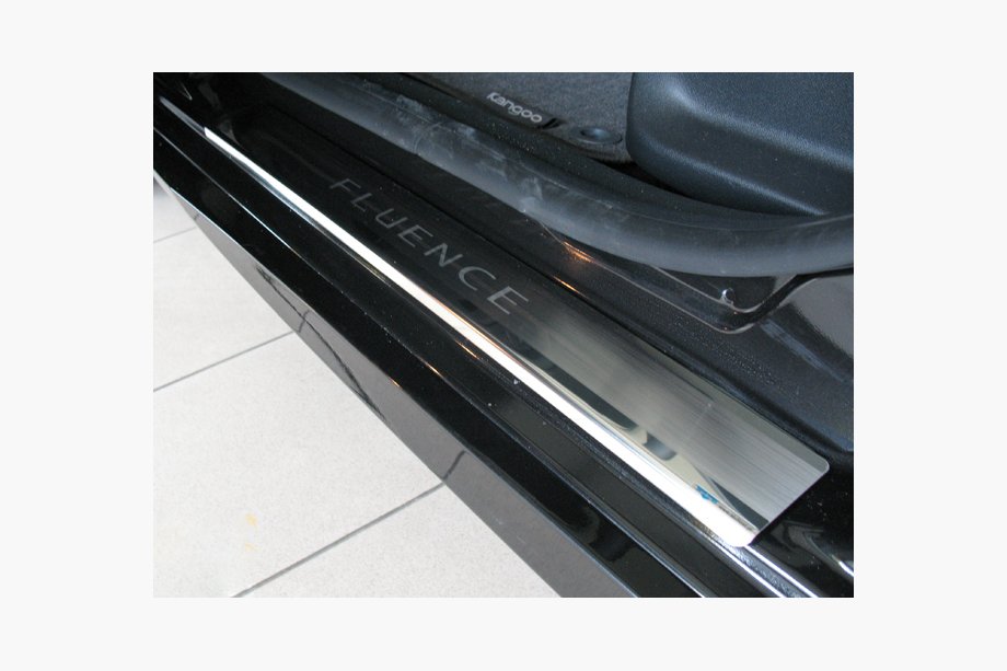 Renault Fluence 2009-2016 Coperture Battitacco Nataniko (4 pz, Acciaio Inox) Image