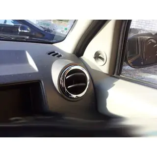 Cornici bocchette aria interne (4 pz, acciaio inox) foto 4