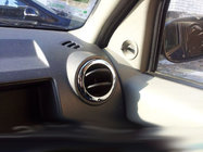 Renault Duster 2008–2017 Cornici bocchette aria interne (4 pz, acciaio inox) foto 4