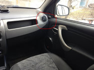 Renault Duster 2008–2017 Cornici bocchette aria interne (4 pz, acciaio inox) foto 3
