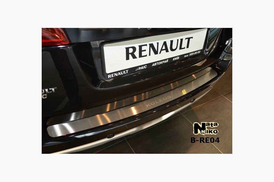 Renault Koleos 2008-2016 Protezione Paraurti Posteriore Nataniko (Acciaio Inox) Image