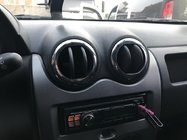 Renault Duster 2008–2017 Cornici bocchette aria interne (4 pz, acciaio inox) foto 1